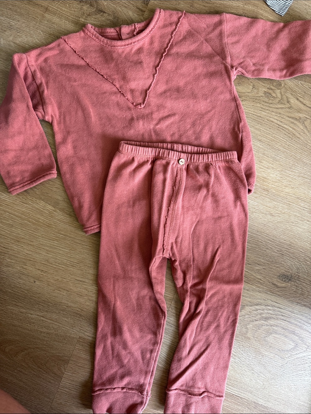 Burnt orange lightweight set